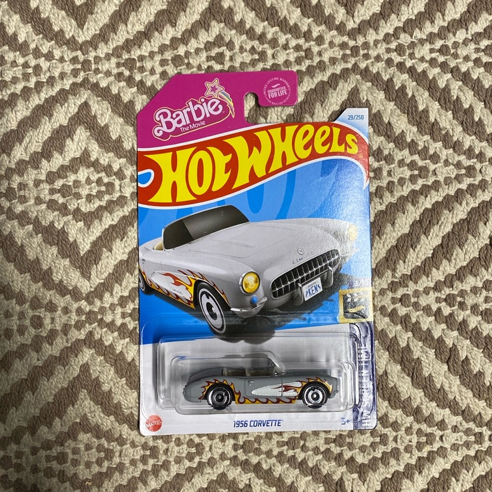 Hot wheels Barbie car 1957 corvette new toy car
